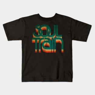 RETRO SOUL TRAIN VINTAGE COLOR Kids T-Shirt